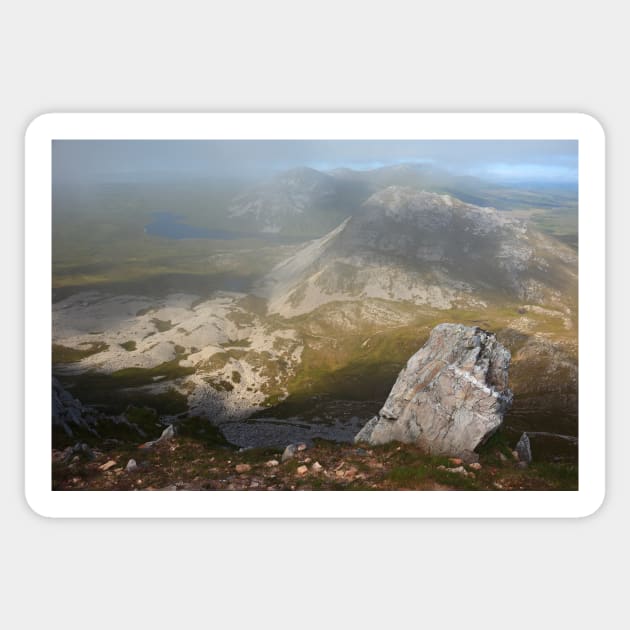 In The Clouds On Errigal Sticker by Aidymcg